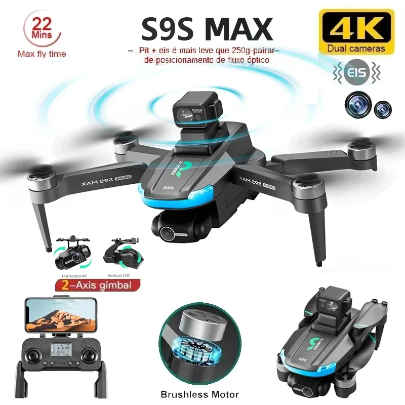 NUOVO S9S MAX MINI Drone 4K 2  - Drone Gps Mount recensione e prezzo